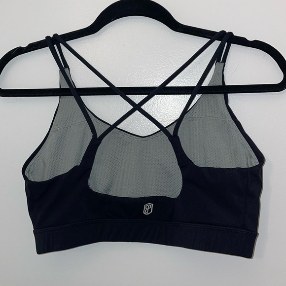 Exhale Sports Bra (Black) Large - Picture 2 of 3